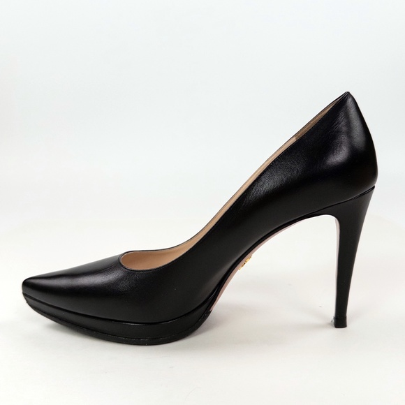 Prada Vitello Lux 3 Platform Pumps Heels - Picture 2 of 8
